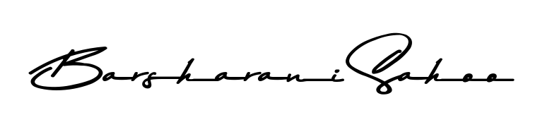 Create a personalized artistic stamp with Barsharani Sahoo in Asem Kandis PERSONAL USE font. Perfect for visual artists, designers, and influencers. Barsharani Sahoo signature style 9 images and pictures png