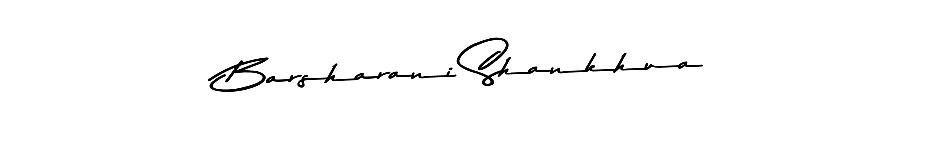 Make a beautiful signature design for name Barsharani Shankhua. With this signature (Asem Kandis PERSONAL USE) style, you can create a handwritten signature for free. Barsharani Shankhua signature style 9 images and pictures png