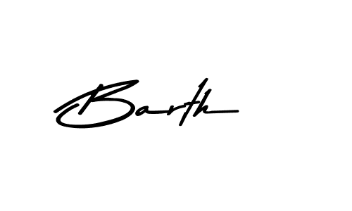 How to make Barth signature? Asem Kandis PERSONAL USE is a professional autograph style. Create handwritten signature for Barth name. Barth signature style 9 images and pictures png