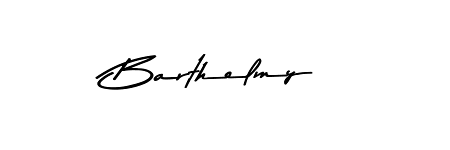 Make a beautiful signature design for name Barthelmy. With this signature (Asem Kandis PERSONAL USE) style, you can create a handwritten signature for free. Barthelmy signature style 9 images and pictures png