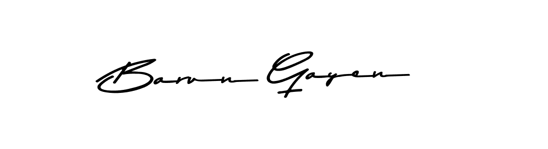 You should practise on your own different ways (Asem Kandis PERSONAL USE) to write your name (Barun Gayen) in signature. don't let someone else do it for you. Barun Gayen signature style 9 images and pictures png