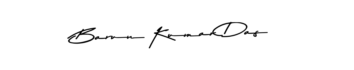 Create a beautiful signature design for name Barun Kumar Das. With this signature (Asem Kandis PERSONAL USE) fonts, you can make a handwritten signature for free. Barun Kumar Das signature style 9 images and pictures png
