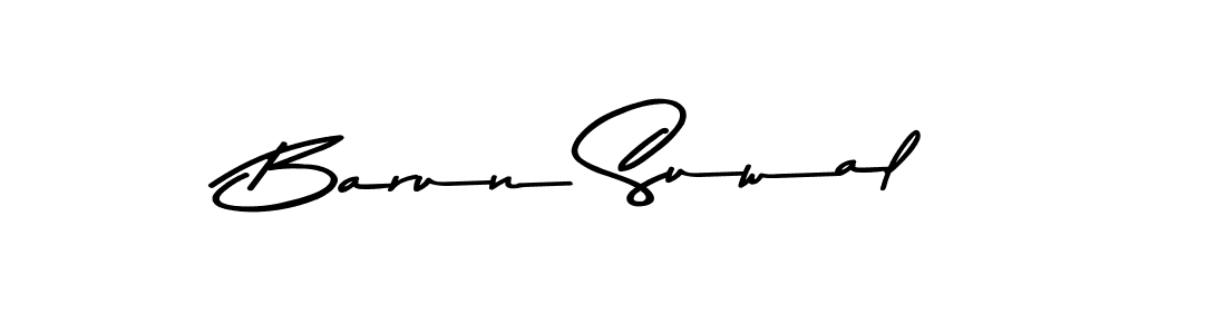 Also You can easily find your signature by using the search form. We will create Barun Suwal name handwritten signature images for you free of cost using Asem Kandis PERSONAL USE sign style. Barun Suwal signature style 9 images and pictures png