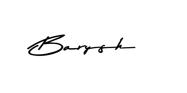 Barysh stylish signature style. Best Handwritten Sign (Asem Kandis PERSONAL USE) for my name. Handwritten Signature Collection Ideas for my name Barysh. Barysh signature style 9 images and pictures png