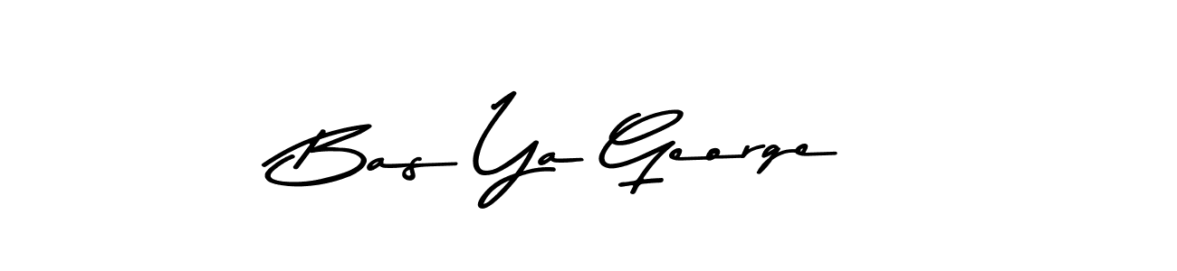 Also You can easily find your signature by using the search form. We will create Bas Ya George name handwritten signature images for you free of cost using Asem Kandis PERSONAL USE sign style. Bas Ya George signature style 9 images and pictures png