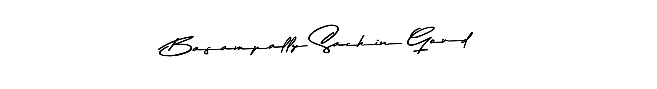 Use a signature maker to create a handwritten signature online. With this signature software, you can design (Asem Kandis PERSONAL USE) your own signature for name Basampally Sachin Goud. Basampally Sachin Goud signature style 9 images and pictures png