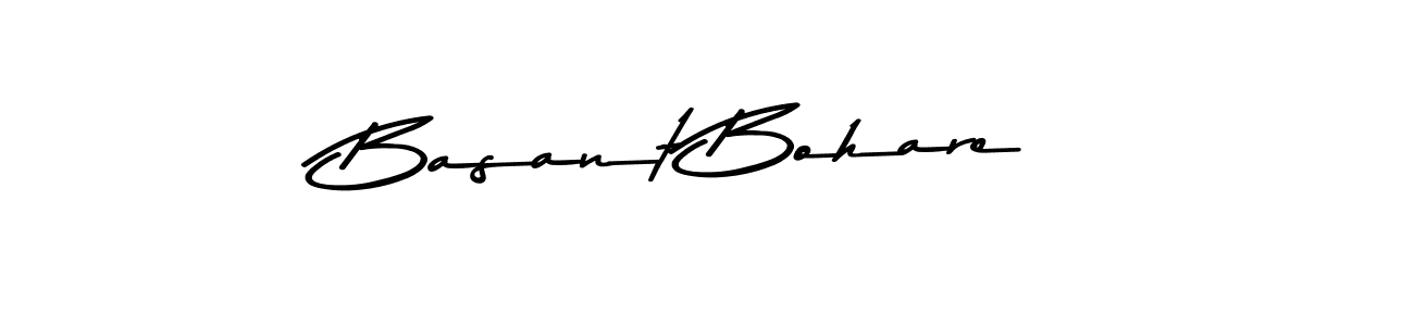 Design your own signature with our free online signature maker. With this signature software, you can create a handwritten (Asem Kandis PERSONAL USE) signature for name Basant Bohare. Basant Bohare signature style 9 images and pictures png