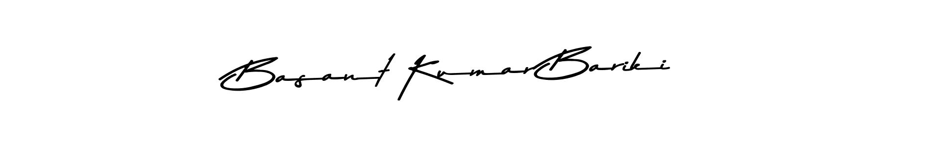 The best way (Asem Kandis PERSONAL USE) to make a short signature is to pick only two or three words in your name. The name Basant Kumar Bariki include a total of six letters. For converting this name. Basant Kumar Bariki signature style 9 images and pictures png