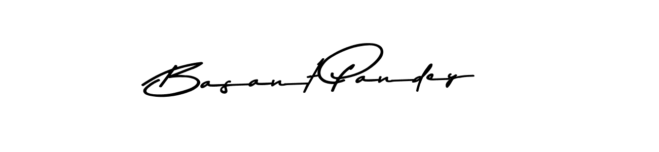 Make a beautiful signature design for name Basant Pandey. With this signature (Asem Kandis PERSONAL USE) style, you can create a handwritten signature for free. Basant Pandey signature style 9 images and pictures png