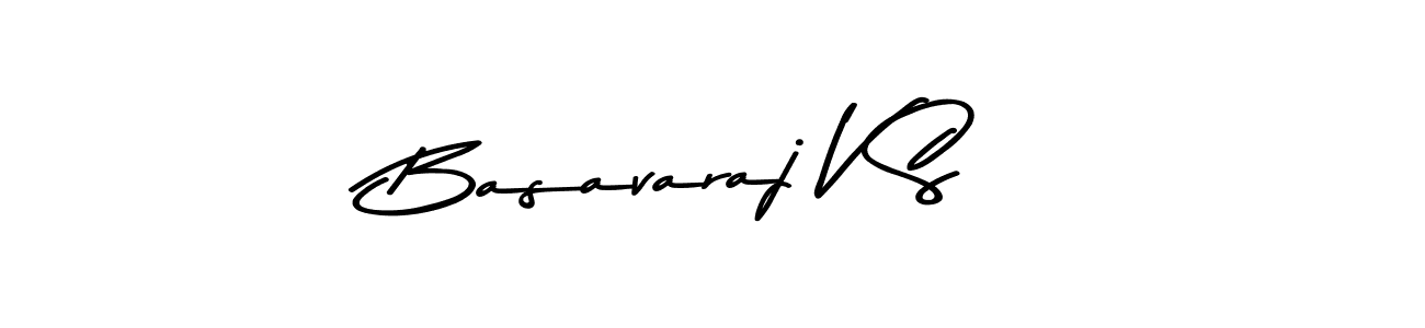 Use a signature maker to create a handwritten signature online. With this signature software, you can design (Asem Kandis PERSONAL USE) your own signature for name Basavaraj V S. Basavaraj V S signature style 9 images and pictures png