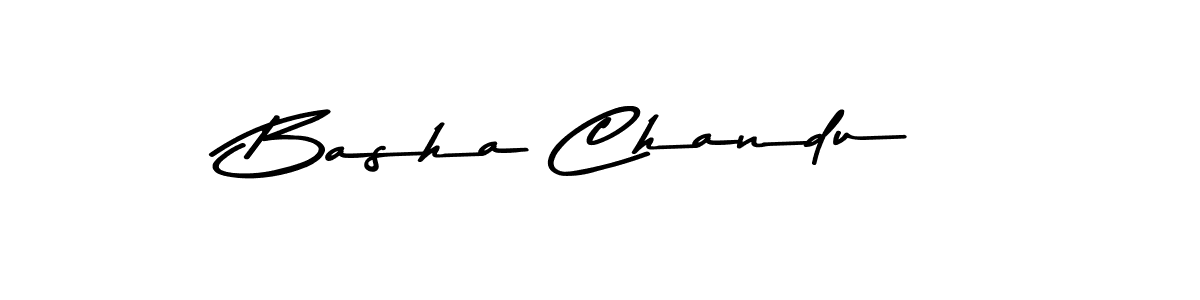 How to make Basha Chandu signature? Asem Kandis PERSONAL USE is a professional autograph style. Create handwritten signature for Basha Chandu name. Basha Chandu signature style 9 images and pictures png