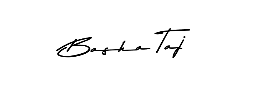 How to make Basha Taj signature? Asem Kandis PERSONAL USE is a professional autograph style. Create handwritten signature for Basha Taj name. Basha Taj signature style 9 images and pictures png