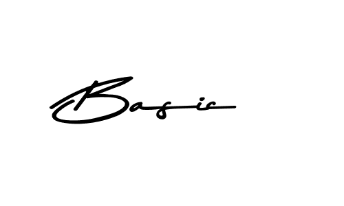 Design your own signature with our free online signature maker. With this signature software, you can create a handwritten (Asem Kandis PERSONAL USE) signature for name Basic. Basic signature style 9 images and pictures png