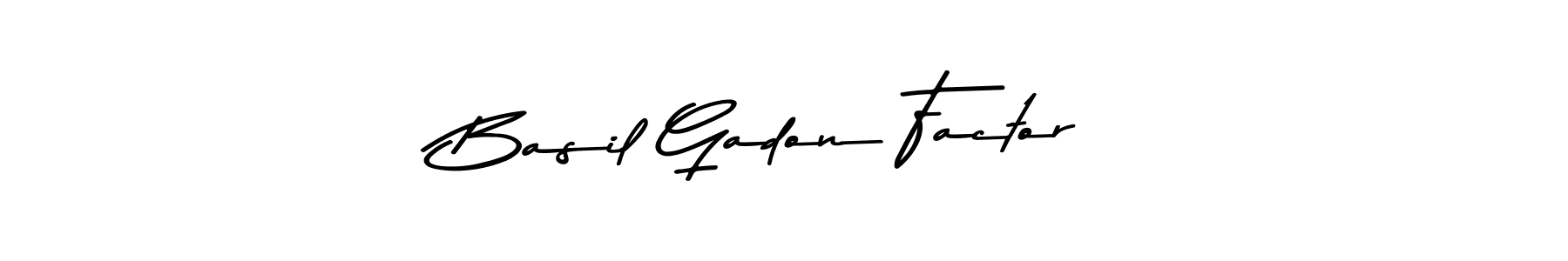 Similarly Asem Kandis PERSONAL USE is the best handwritten signature design. Signature creator online .You can use it as an online autograph creator for name Basil Gadon Factor. Basil Gadon Factor signature style 9 images and pictures png