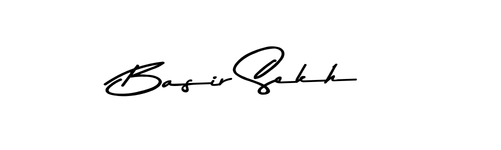 Use a signature maker to create a handwritten signature online. With this signature software, you can design (Asem Kandis PERSONAL USE) your own signature for name Basir Sekh. Basir Sekh signature style 9 images and pictures png