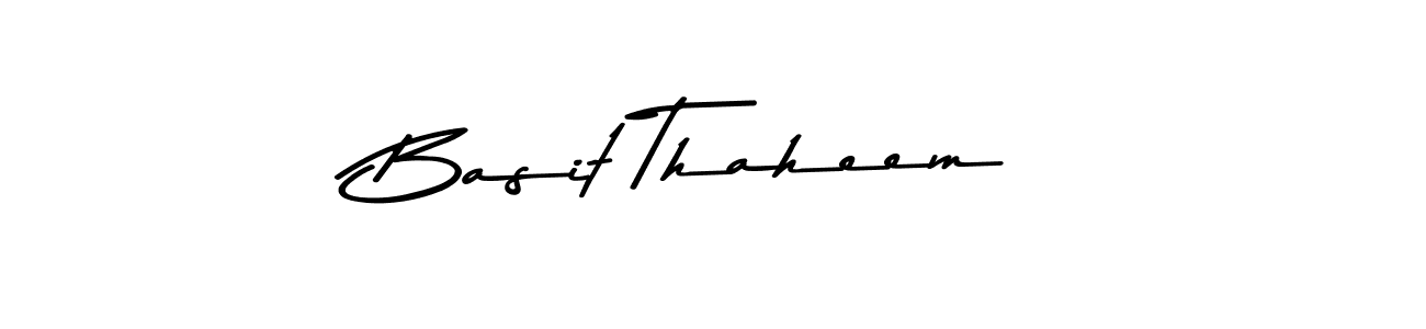 How to make Basit Thaheem signature? Asem Kandis PERSONAL USE is a professional autograph style. Create handwritten signature for Basit Thaheem name. Basit Thaheem signature style 9 images and pictures png
