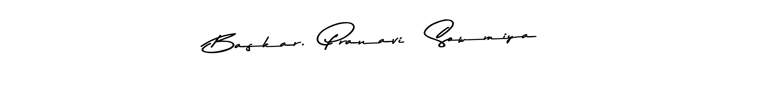 How to make Baskar.  Pranavi   Sowmiya name signature. Use Asem Kandis PERSONAL USE style for creating short signs online. This is the latest handwritten sign. Baskar.  Pranavi   Sowmiya signature style 9 images and pictures png