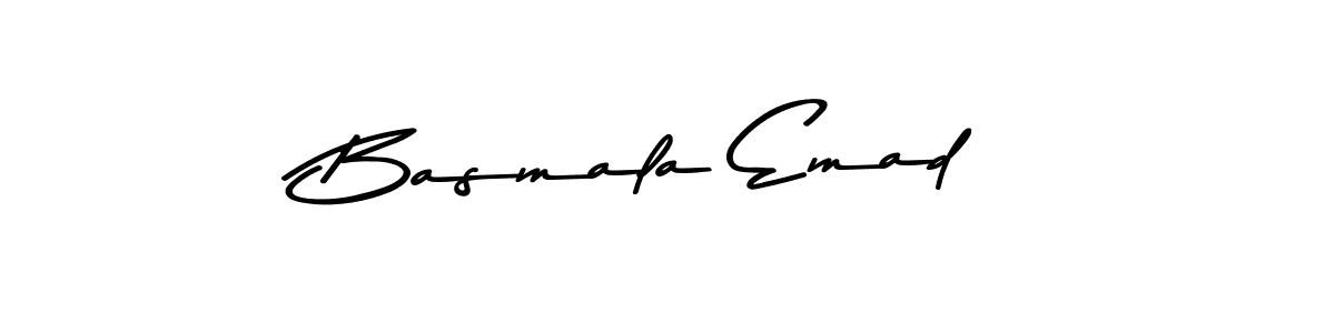 Also You can easily find your signature by using the search form. We will create Basmala Emad name handwritten signature images for you free of cost using Asem Kandis PERSONAL USE sign style. Basmala Emad signature style 9 images and pictures png