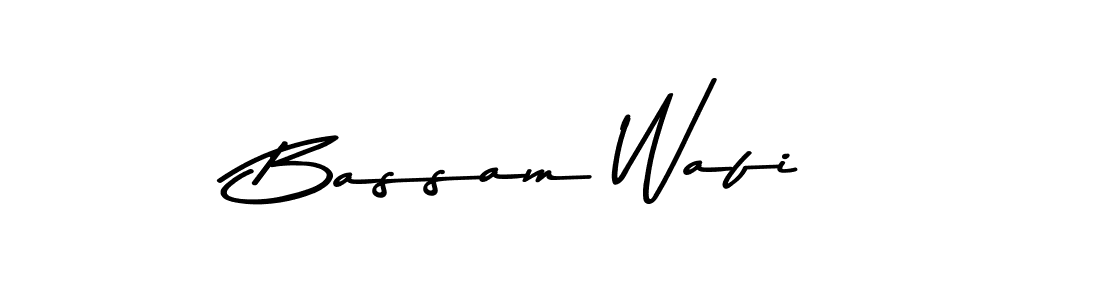 Use a signature maker to create a handwritten signature online. With this signature software, you can design (Asem Kandis PERSONAL USE) your own signature for name Bassam Wafi. Bassam Wafi signature style 9 images and pictures png