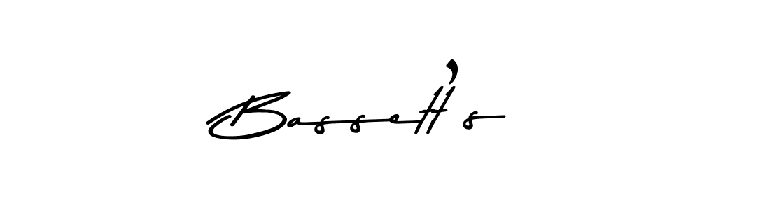 Create a beautiful signature design for name Bassett’s. With this signature (Asem Kandis PERSONAL USE) fonts, you can make a handwritten signature for free. Bassett’s signature style 9 images and pictures png