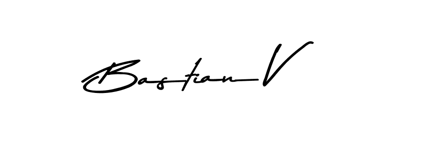 Bastian V stylish signature style. Best Handwritten Sign (Asem Kandis PERSONAL USE) for my name. Handwritten Signature Collection Ideas for my name Bastian V. Bastian V signature style 9 images and pictures png