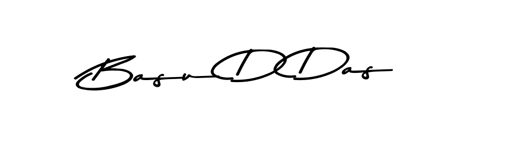 How to make Basu D Das name signature. Use Asem Kandis PERSONAL USE style for creating short signs online. This is the latest handwritten sign. Basu D Das signature style 9 images and pictures png