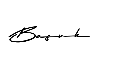 Design your own signature with our free online signature maker. With this signature software, you can create a handwritten (Asem Kandis PERSONAL USE) signature for name Basuk. Basuk signature style 9 images and pictures png