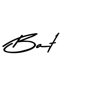 Make a beautiful signature design for name Bat. With this signature (Asem Kandis PERSONAL USE) style, you can create a handwritten signature for free. Bat signature style 9 images and pictures png