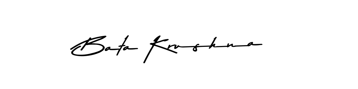 Create a beautiful signature design for name Bata Krushna. With this signature (Asem Kandis PERSONAL USE) fonts, you can make a handwritten signature for free. Bata Krushna signature style 9 images and pictures png