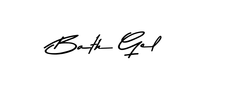 How to make Bath Gel name signature. Use Asem Kandis PERSONAL USE style for creating short signs online. This is the latest handwritten sign. Bath Gel signature style 9 images and pictures png