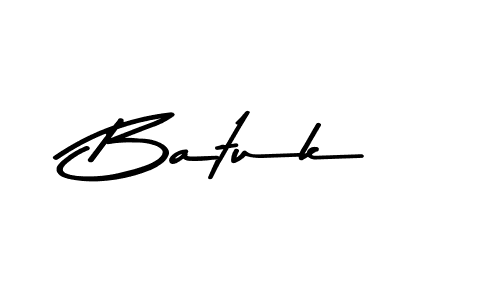 Use a signature maker to create a handwritten signature online. With this signature software, you can design (Asem Kandis PERSONAL USE) your own signature for name Batuk. Batuk signature style 9 images and pictures png