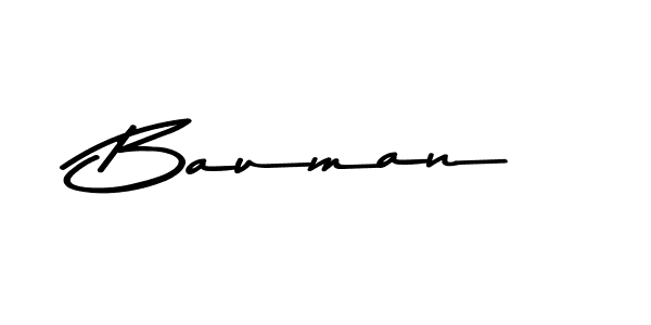 Create a beautiful signature design for name Bauman. With this signature (Asem Kandis PERSONAL USE) fonts, you can make a handwritten signature for free. Bauman signature style 9 images and pictures png