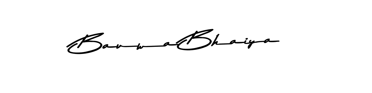 This is the best signature style for the Bauwa Bhaiya name. Also you like these signature font (Asem Kandis PERSONAL USE). Mix name signature. Bauwa Bhaiya signature style 9 images and pictures png