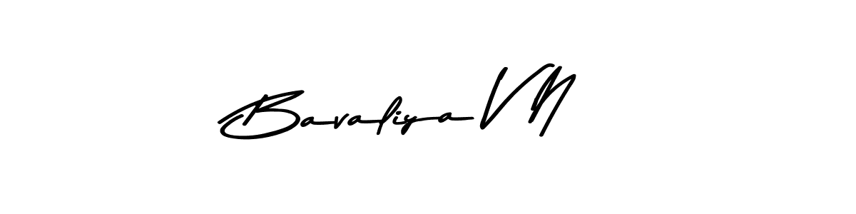 Bavaliya V N stylish signature style. Best Handwritten Sign (Asem Kandis PERSONAL USE) for my name. Handwritten Signature Collection Ideas for my name Bavaliya V N. Bavaliya V N signature style 9 images and pictures png