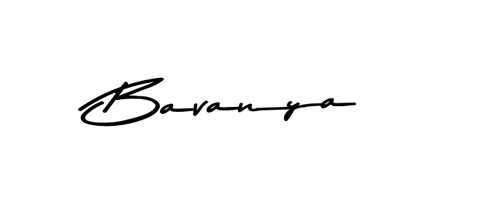 Design your own signature with our free online signature maker. With this signature software, you can create a handwritten (Asem Kandis PERSONAL USE) signature for name Bavanya. Bavanya signature style 9 images and pictures png