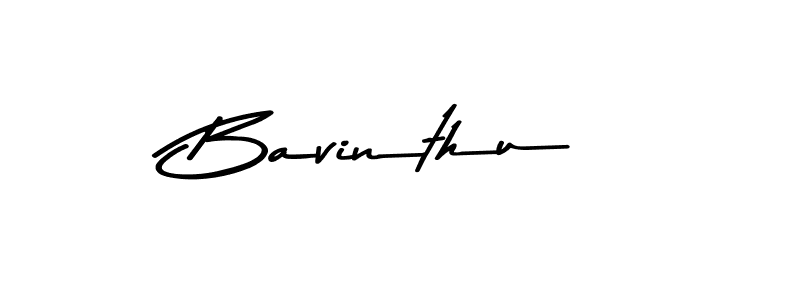 How to make Bavinthu signature? Asem Kandis PERSONAL USE is a professional autograph style. Create handwritten signature for Bavinthu name. Bavinthu signature style 9 images and pictures png