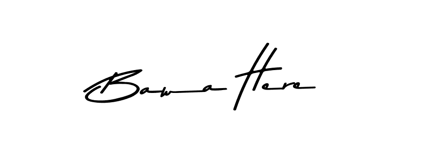 How to Draw Bawa Here signature style? Asem Kandis PERSONAL USE is a latest design signature styles for name Bawa Here. Bawa Here signature style 9 images and pictures png