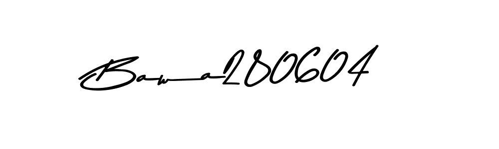 Design your own signature with our free online signature maker. With this signature software, you can create a handwritten (Asem Kandis PERSONAL USE) signature for name Bawa280604. Bawa280604 signature style 9 images and pictures png