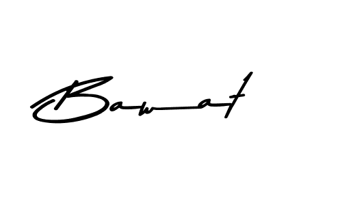 Make a beautiful signature design for name Bawat. With this signature (Asem Kandis PERSONAL USE) style, you can create a handwritten signature for free. Bawat signature style 9 images and pictures png