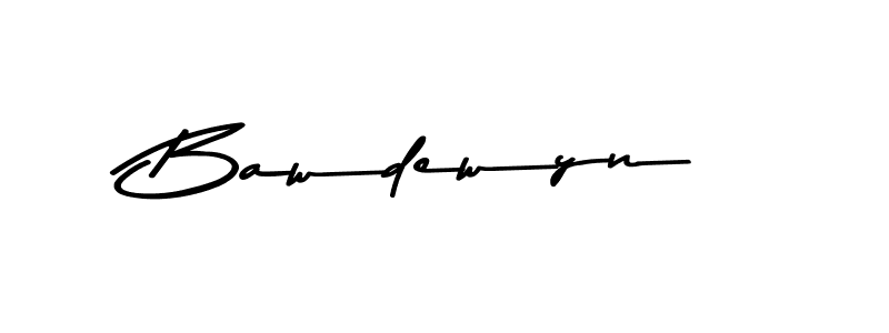 Design your own signature with our free online signature maker. With this signature software, you can create a handwritten (Asem Kandis PERSONAL USE) signature for name Bawdewyn. Bawdewyn signature style 9 images and pictures png