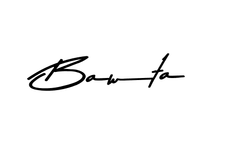 Make a beautiful signature design for name Bawta. With this signature (Asem Kandis PERSONAL USE) style, you can create a handwritten signature for free. Bawta signature style 9 images and pictures png
