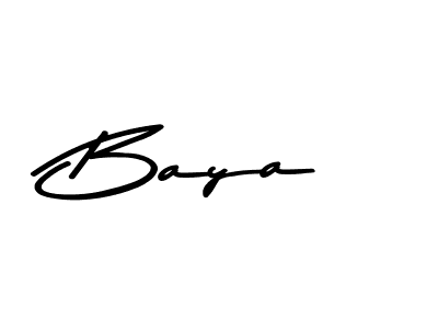 Use a signature maker to create a handwritten signature online. With this signature software, you can design (Asem Kandis PERSONAL USE) your own signature for name Baya. Baya signature style 9 images and pictures png