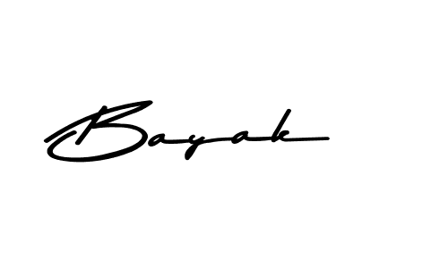 You should practise on your own different ways (Asem Kandis PERSONAL USE) to write your name (Bayak) in signature. don't let someone else do it for you. Bayak signature style 9 images and pictures png