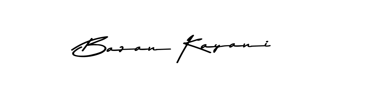 Use a signature maker to create a handwritten signature online. With this signature software, you can design (Asem Kandis PERSONAL USE) your own signature for name Bazan Kayani. Bazan Kayani signature style 9 images and pictures png