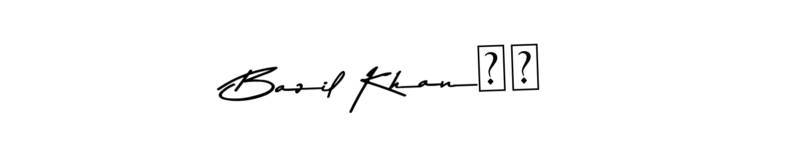 How to make Bazil Khan❤️ signature? Asem Kandis PERSONAL USE is a professional autograph style. Create handwritten signature for Bazil Khan❤️ name. Bazil Khan❤️ signature style 9 images and pictures png