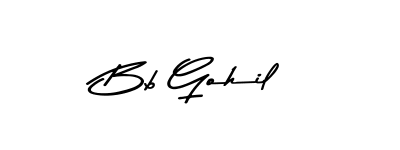 Asem Kandis PERSONAL USE is a professional signature style that is perfect for those who want to add a touch of class to their signature. It is also a great choice for those who want to make their signature more unique. Get Bb Gohil name to fancy signature for free. Bb Gohil signature style 9 images and pictures png