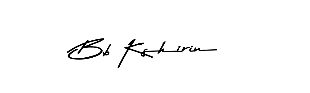 This is the best signature style for the Bb Kshirin name. Also you like these signature font (Asem Kandis PERSONAL USE). Mix name signature. Bb Kshirin signature style 9 images and pictures png