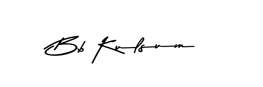 The best way (Asem Kandis PERSONAL USE) to make a short signature is to pick only two or three words in your name. The name Bb Kulsum include a total of six letters. For converting this name. Bb Kulsum signature style 9 images and pictures png