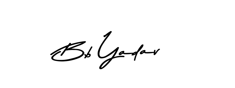 Also You can easily find your signature by using the search form. We will create Bb Yadav name handwritten signature images for you free of cost using Asem Kandis PERSONAL USE sign style. Bb Yadav signature style 9 images and pictures png
