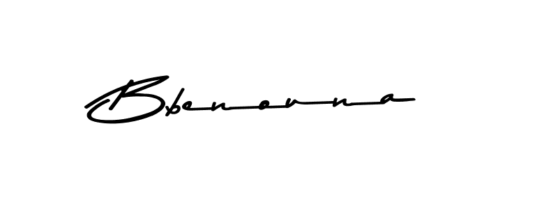 Design your own signature with our free online signature maker. With this signature software, you can create a handwritten (Asem Kandis PERSONAL USE) signature for name Bbenouna. Bbenouna signature style 9 images and pictures png